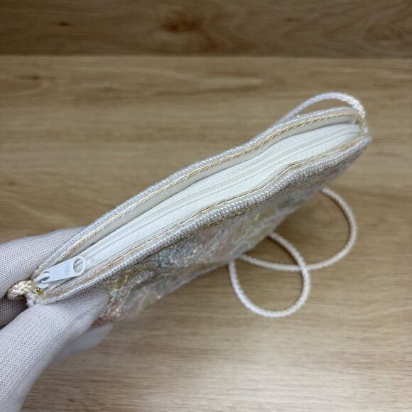 La Regale Vintage Beaded Shoulder Bag Pastel Colors Evening Wedding Cocktail - Picture 6 of 12